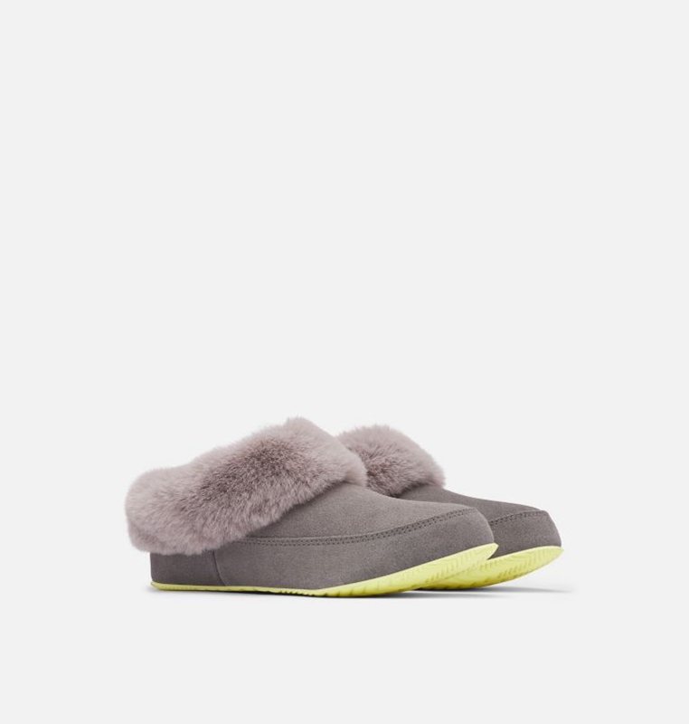 Womens Slippers Grey - Sorel Go™ - Coffee Run - 489210-NCT